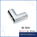 90 degree connecting piece shower door hinge